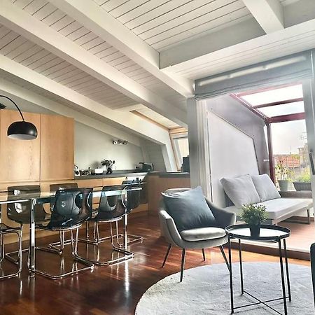 Penthouse With Patio & 2 Baths, 10 Min To Duomo Apartman Milánó Kültér fotó